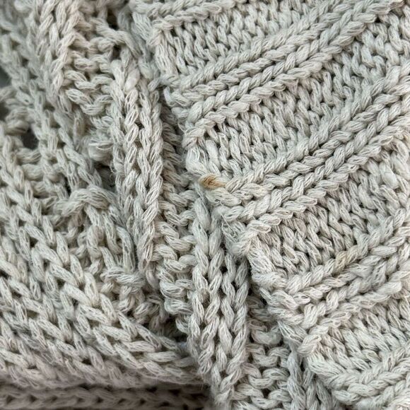 Alice & Olivia Beige Crochet Short Sleeve Cardigan - Women’s US M - Picture 6 of 6